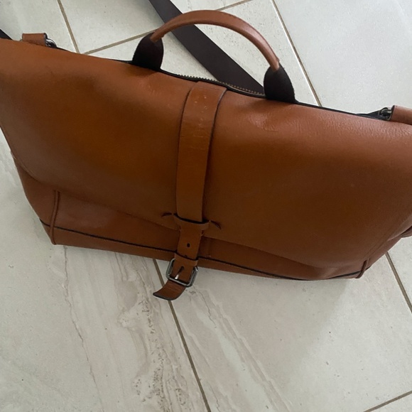 COACH mens briefcase leather ,beautiful brown colour very roomy - Picture 3 of 8